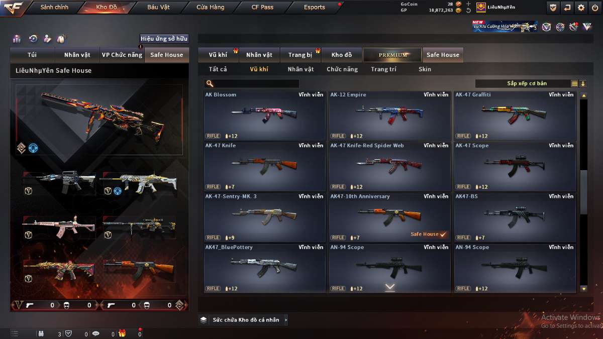 shop acc cf uy tin gia re